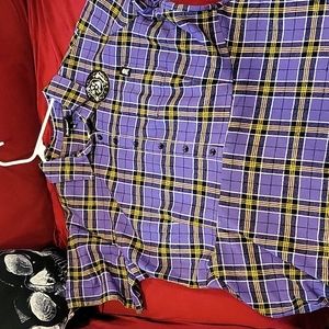 NWT Sourpuss flannel shirt dress sz XXXL